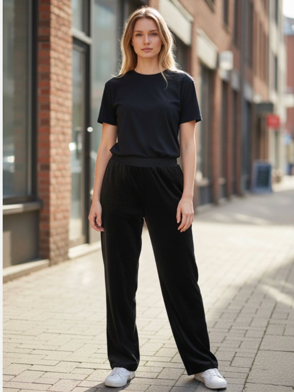 NWT $118 Tenore Velour Track Suit pant Black XLPocket